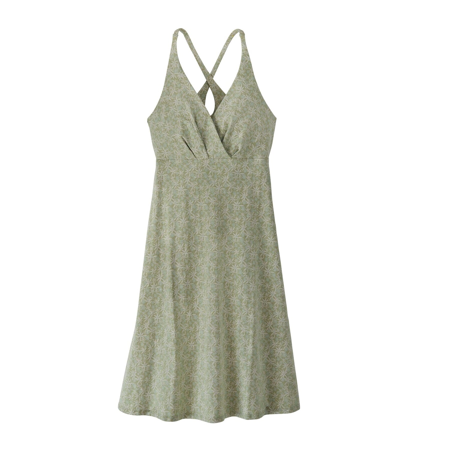 Patagonia Amber Dawn Dress - Organic Cotton Verano: Salvia Green Dress