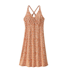 Patagonia Amber Dawn Dress - Organic Cotton Hillside Trails: Toasted Peach Dress