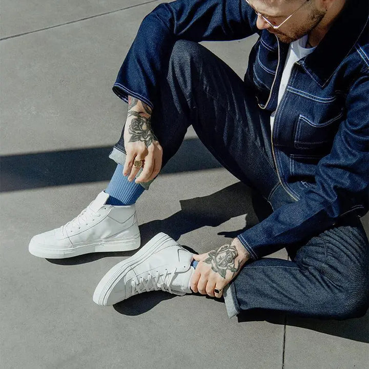 APL High Top Sneakers - Vegan Apple Leather Shoes Komrads