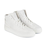 Komrads APL High Top Sneakers - Vegan Apple Leather Monowhite Shoes