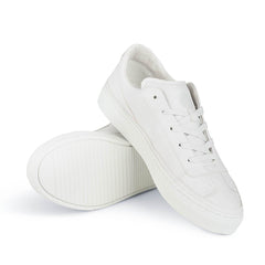 Komrads APL Low Sneaker - Vegan Apple Leather Monowhite Shoes