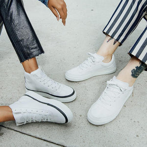 Komrads APL Low Sneaker - Vegan Apple Leather Monowhite