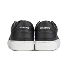 Komrads APL Low Sneaker - Vegan Apple Leather Monoblack Shoes