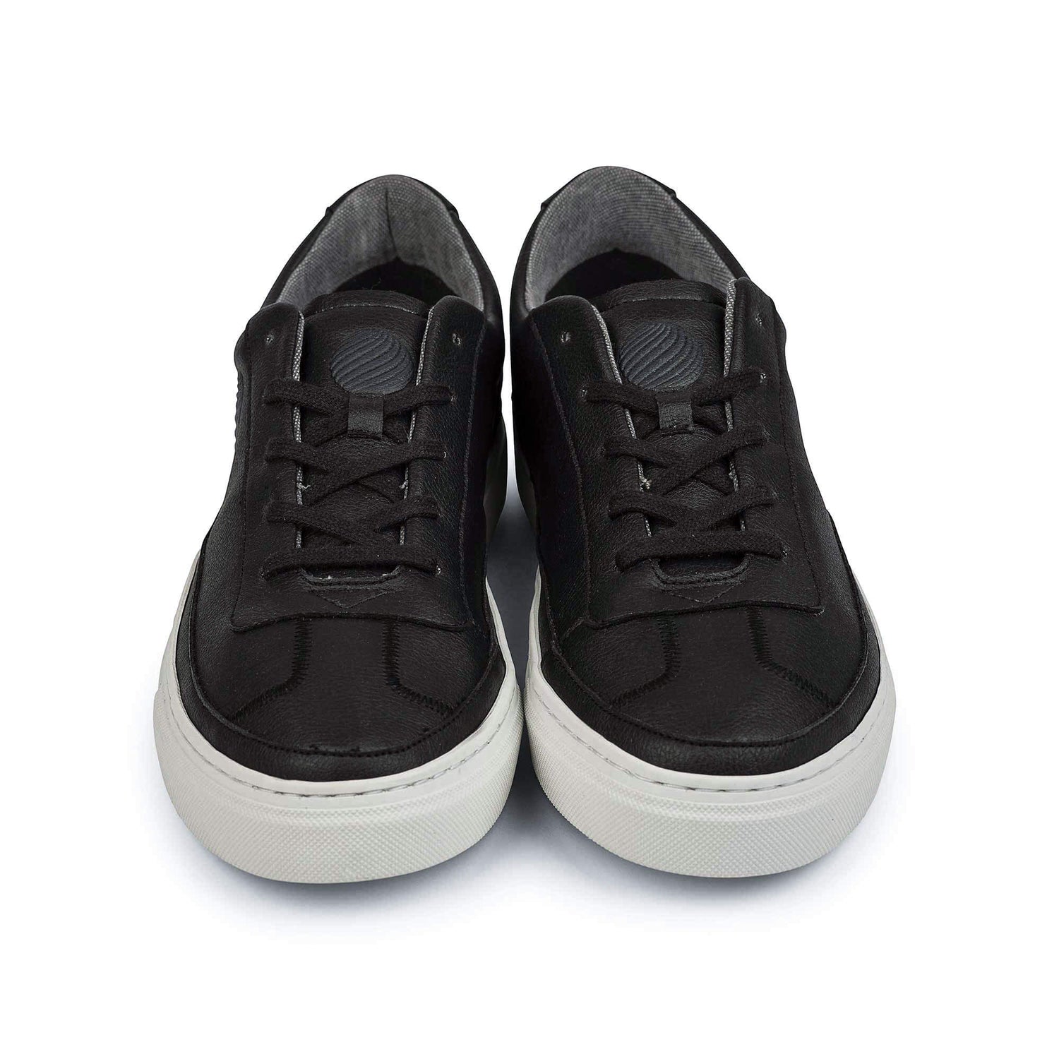 Komrads APL Low Sneaker - Vegan Apple Leather Monoblack Shoes