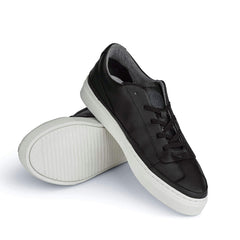 Komrads APL Low Sneaker - Vegan Apple Leather Monoblack Shoes