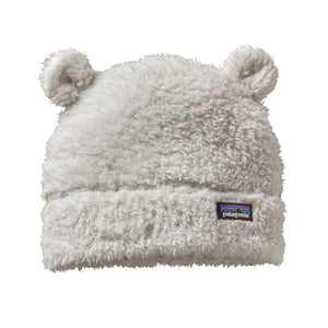 Patagonia Kids Furry Friends Fleece Hat - 100% Recycled Polyester Birch White