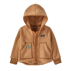 Patagonia Baby Retro Pile Jacket - Recycled polyester Be a Friend: Dark Camel