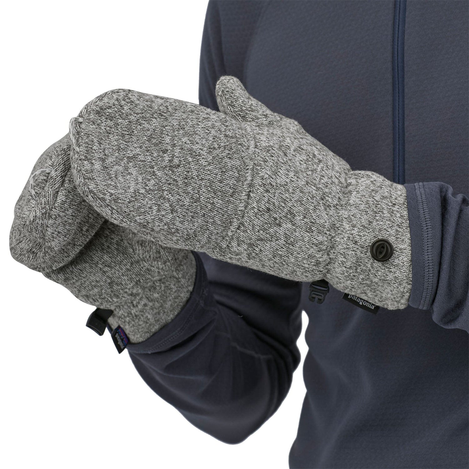 Patagonia Better Sweater Fleece Gloves - Recycled Polyester Birch White Gloves