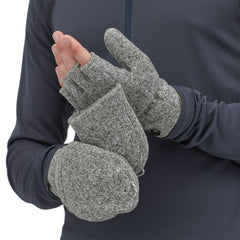 Patagonia Better Sweater Fleece Gloves - Recycled Polyester Birch White Gloves