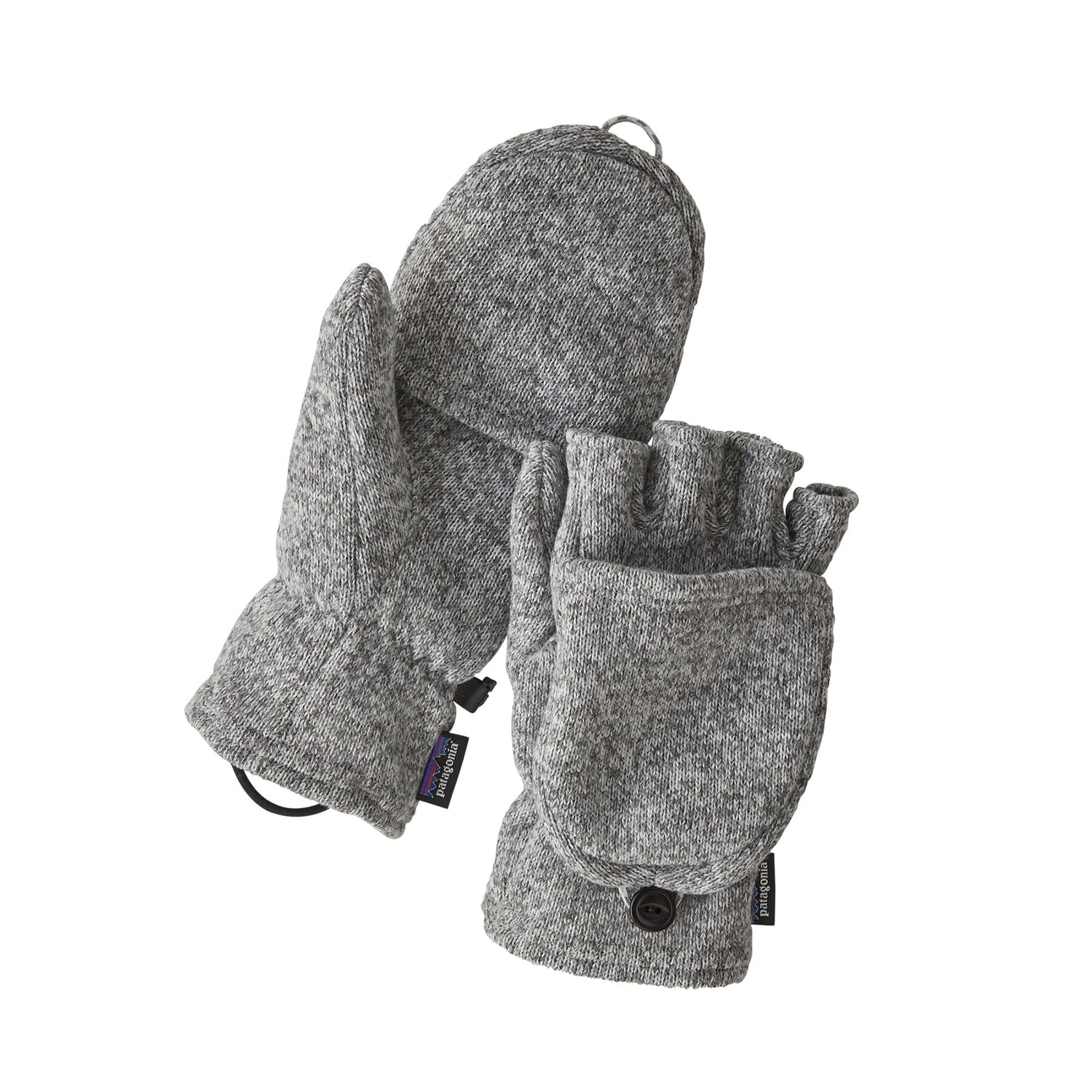 Patagonia Better Sweater Fleece Gloves - Recycled Polyester Birch White Gloves