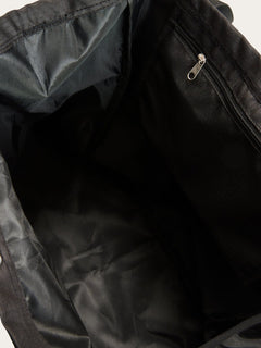 KnowledgeCotton Apparel Big Tote Pack with Shoulderstrap - Recycled Polyester Black Jet Bags