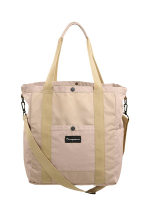 KnowledgeCotton Apparel Big Tote Pack with Shoulderstrap - Recycled Polyester Safari