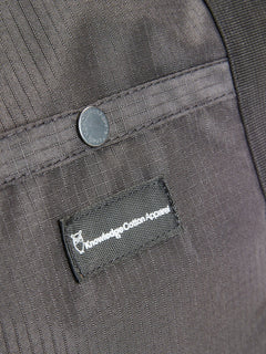 KnowledgeCotton Apparel Big Tote Pack with Shoulderstrap - Recycled Polyester Black Jet Bags