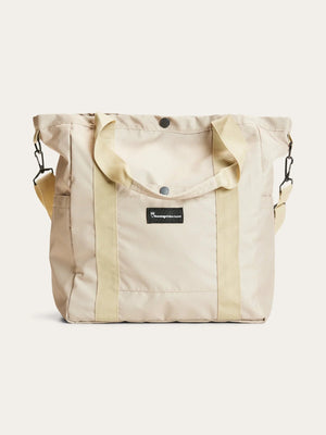 KnowledgeCotton Apparel Big Tote Pack with Shoulderstrap - Recycled Polyester Safari