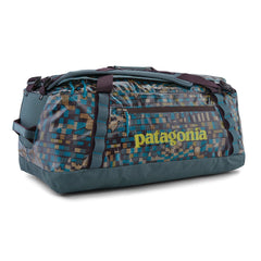Patagonia Black Hole Duffel Bag 55L - 100 % Recycled Polyester Fitz Roy Patchwork: Nouveau Green Bags