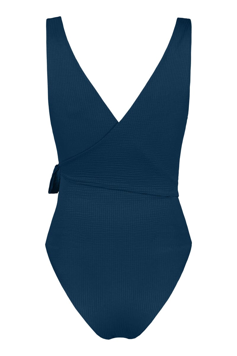 Blueberry Wrap Onepiece - Recycled nylon Swimwear Lilja the Label