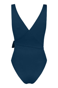 Lilja the Label Blueberry Wrap Onepiece - Recycled nylon Blueberry Swimwear