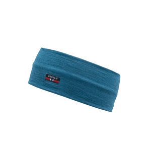 Devold Breeze Headband - 100% Merino Wool Blue Melange