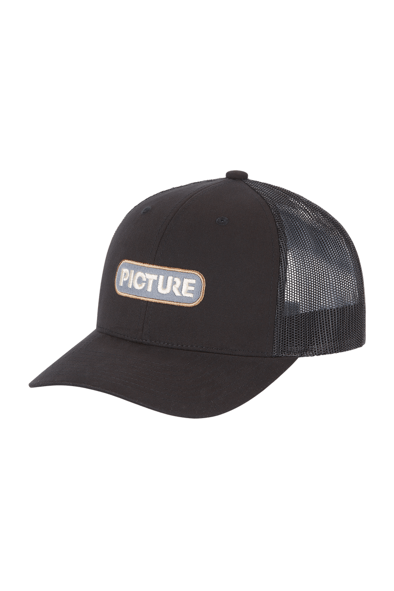 Picture Organic Byam Trucker Cap - Organic Cotton Black Headwear