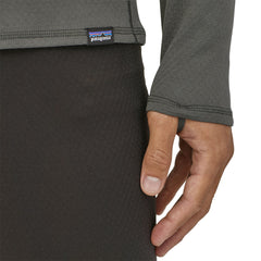 Patagonia Capilene Midweight Baselayer Zip-Neck - Recycled Polyester Black Shirt