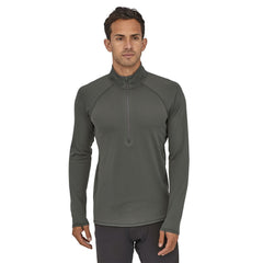 Patagonia Capilene Midweight Baselayer Zip-Neck - Recycled Polyester Black Shirt