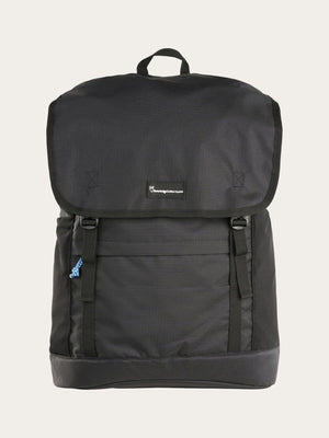 KnowledgeCotton Apparel Classic backpack 30L - Recycled PET Black Jet