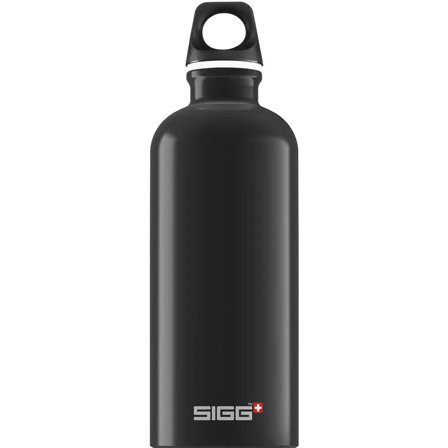Classic SIGG Traveller Water Bottle - Aluminium Cutlery SIGG 0.6l Black