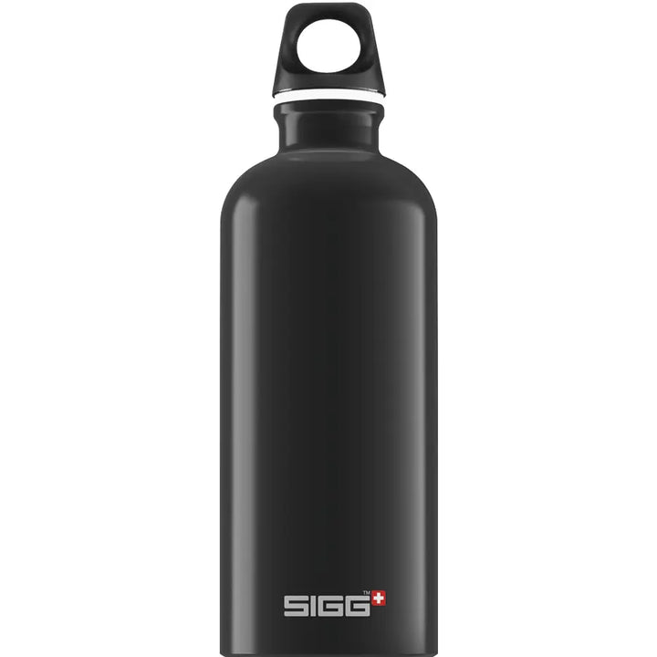 Classic SIGG Traveller Water Bottle - Aluminium Cutlery SIGG 0.6l Black