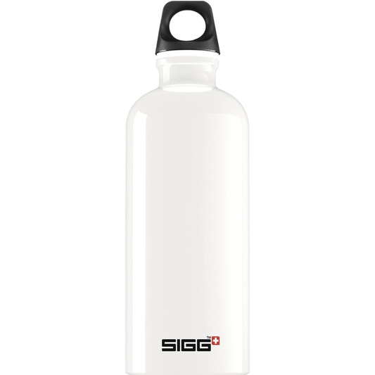 SIGG Classic SIGG Traveller Water Bottle - Aluminium 0.6l White Cutlery
