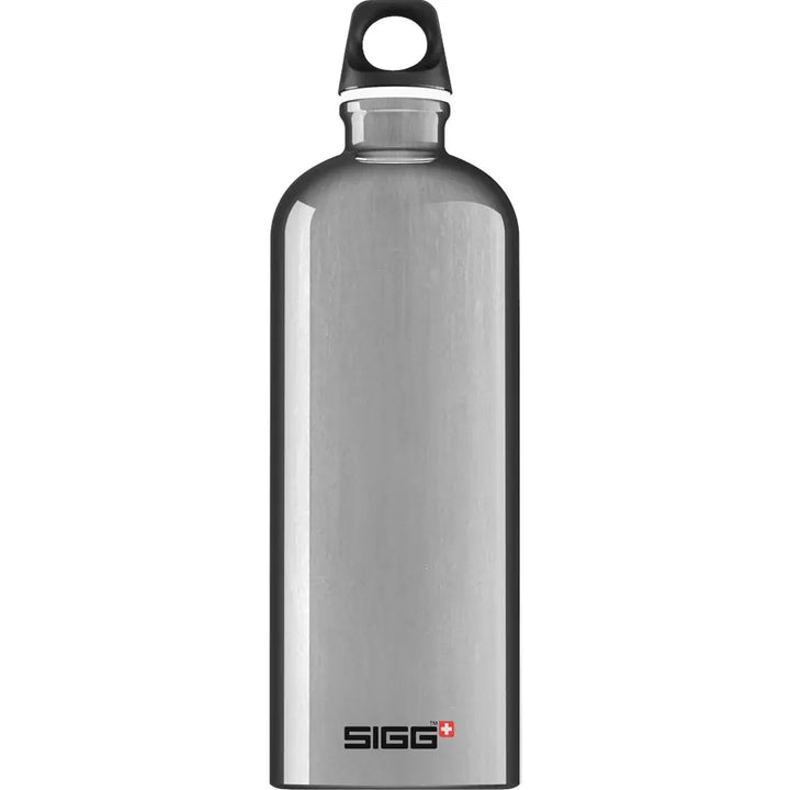 Classic SIGG Traveller Water Bottle - Aluminium Cutlery SIGG 1l Alu