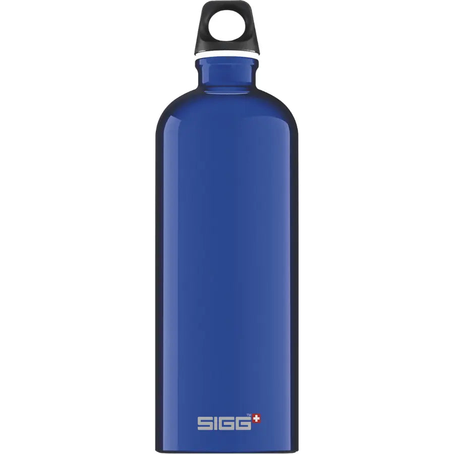Classic SIGG Traveller Water Bottle - Aluminium Cutlery SIGG 1l Traveller Dark Blue
