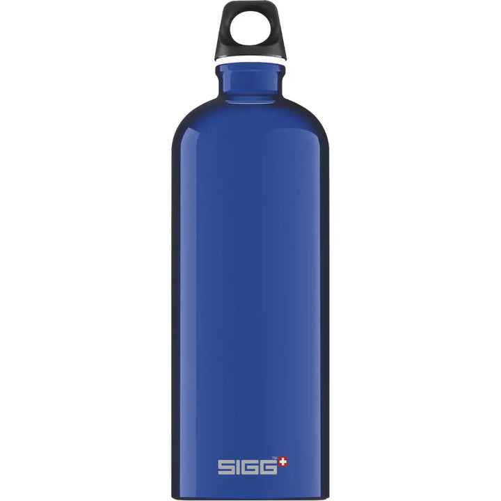 Classic SIGG Traveller Water Bottle - Aluminium Cutlery SIGG 1l Traveller Dark Blue