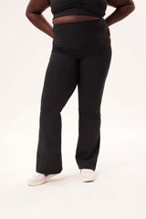 Girlfriend Collective Compressive Flare Leggings - Recycled PET Black Pants