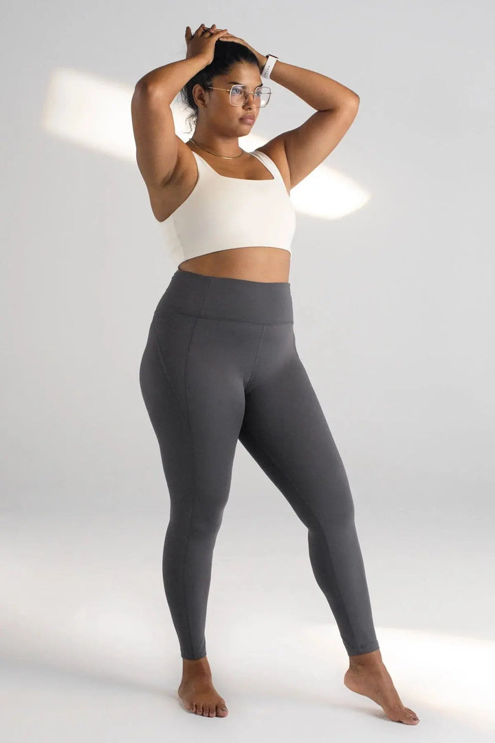 W's Compressive Leggings - Outlet - Made From Recycled Plastic Bottles Pants Girlfriend Collective