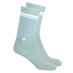 VAI-KØ Crew Sock - Merino Wool Aloe Green Socks