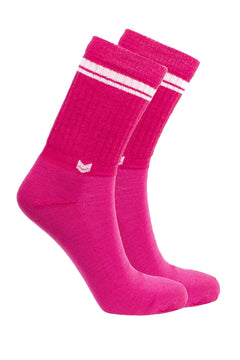 VAI-KØ Crew Sock - Merino Wool Dragon Fruit Socks