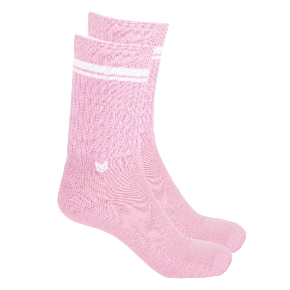 VAI-KØ Crew Sock - Merino Wool Hazy Pink Socks