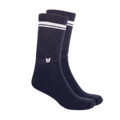 VAI-KØ Crew Sock - Merino Wool Navy Socks
