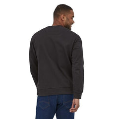 Patagonia Crewneck Sweatshirt - Regenerative Organic Certified Cotton Ink Black Shirt