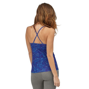 Patagonia Cross Beta Tank Top - Recycled Polyester Mississippi Delta: Cobalt Blue