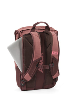 Aevor Daypack Backpack - Made from Recycled PET-bottles Raw Ruby Bags