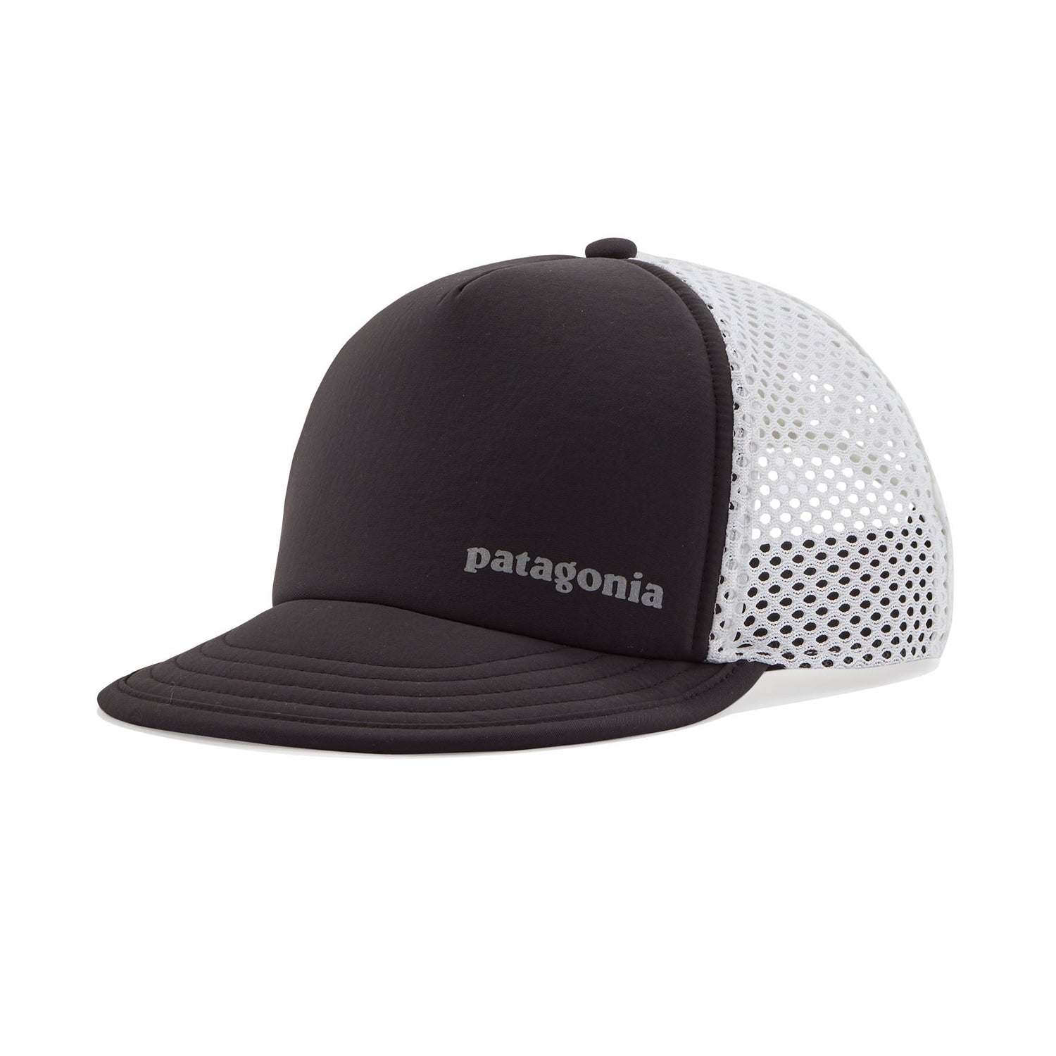 Patagonia Duckbill Shorty Trucker Hat - Recycled Nylon Black Headwear