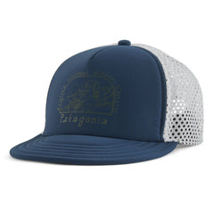 Patagonia Duckbill Shorty Trucker Hat - Recycled Nylon Lost And Found: Tidepool Blue Headwear