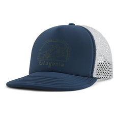 Patagonia Duckbill Trucker Hat - Recycled Nylon Lost And Found: Tidepool Blue Headwear
