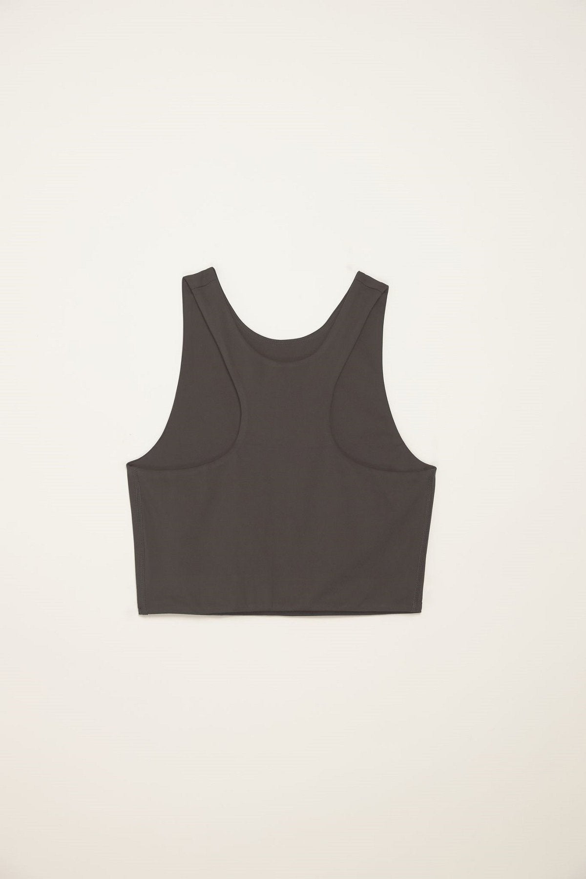 Girlfriend Collective Dylan Crop Tank Bra - Made from Recycled Plastic Bottles Moon Underwear