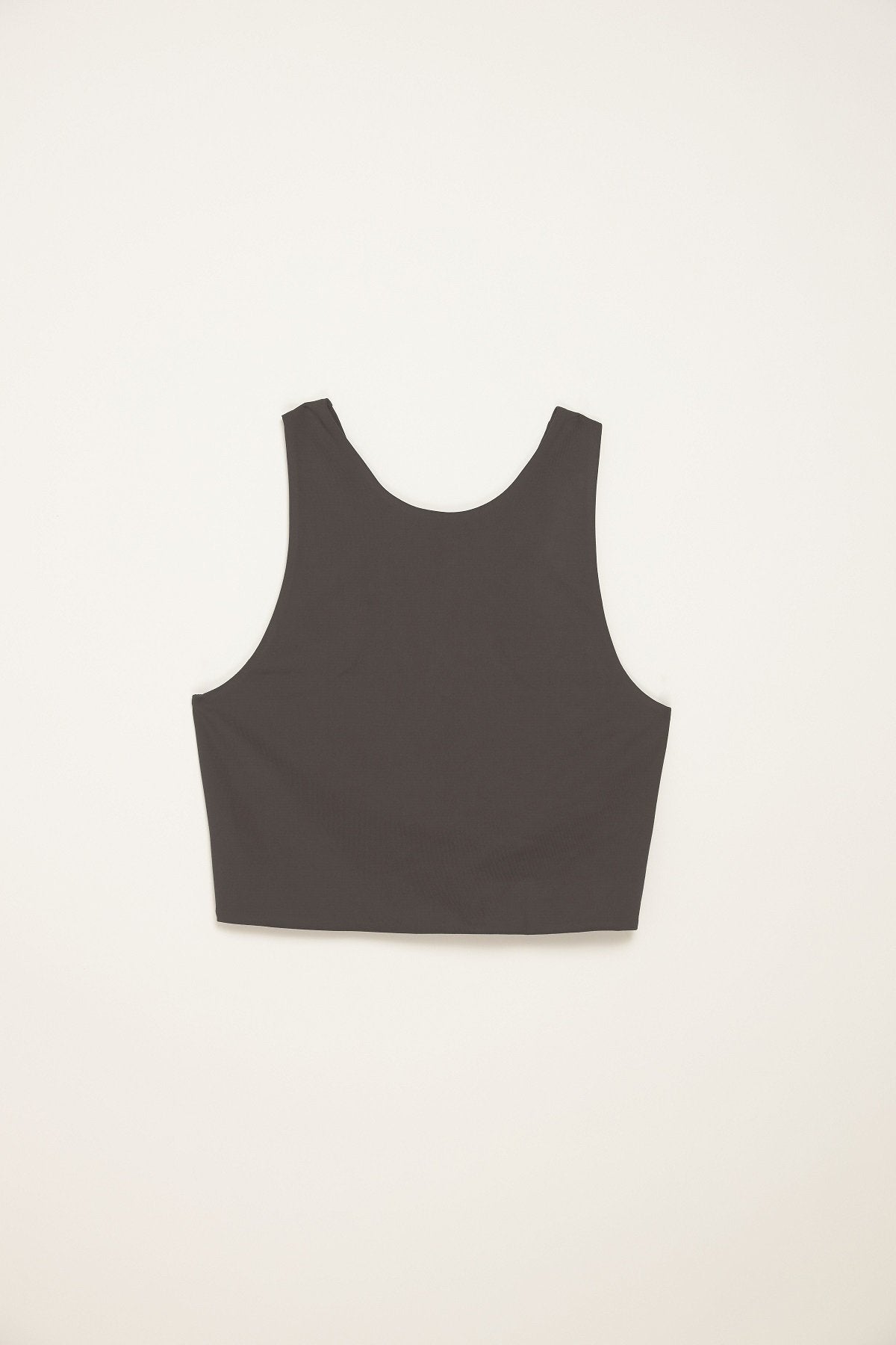 Girlfriend Collective Dylan Crop Tank Bra - Made from Recycled Plastic Bottles Moon Underwear