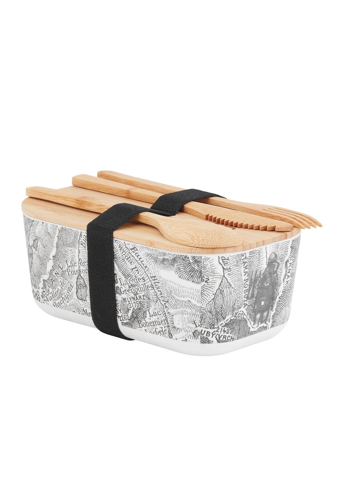 EBI Bento Set - Bamboo Cutlery Picture Organic Map