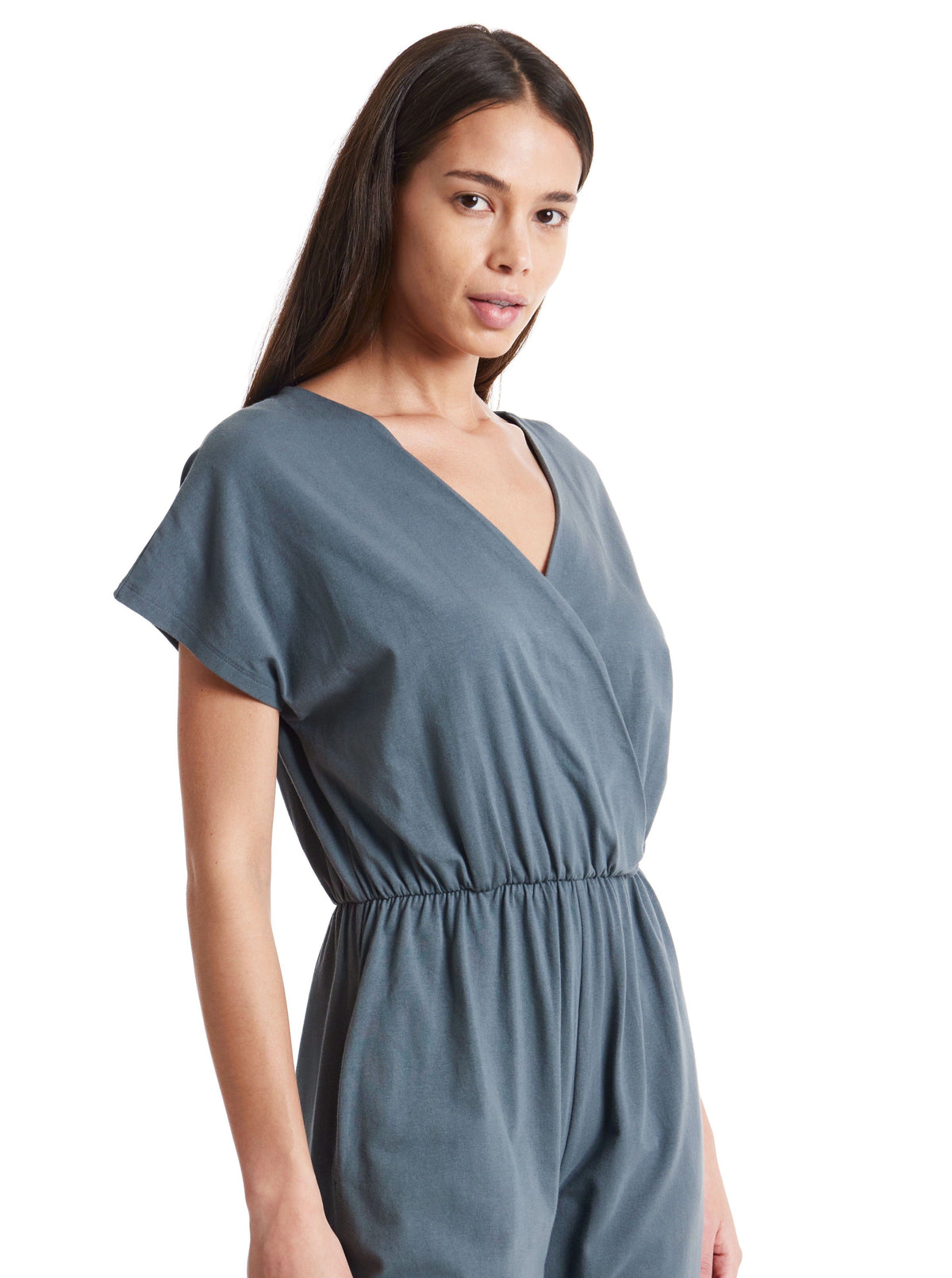 People Tree Evelyn Jumpsuit - Organic cotton Dark Grey Pants