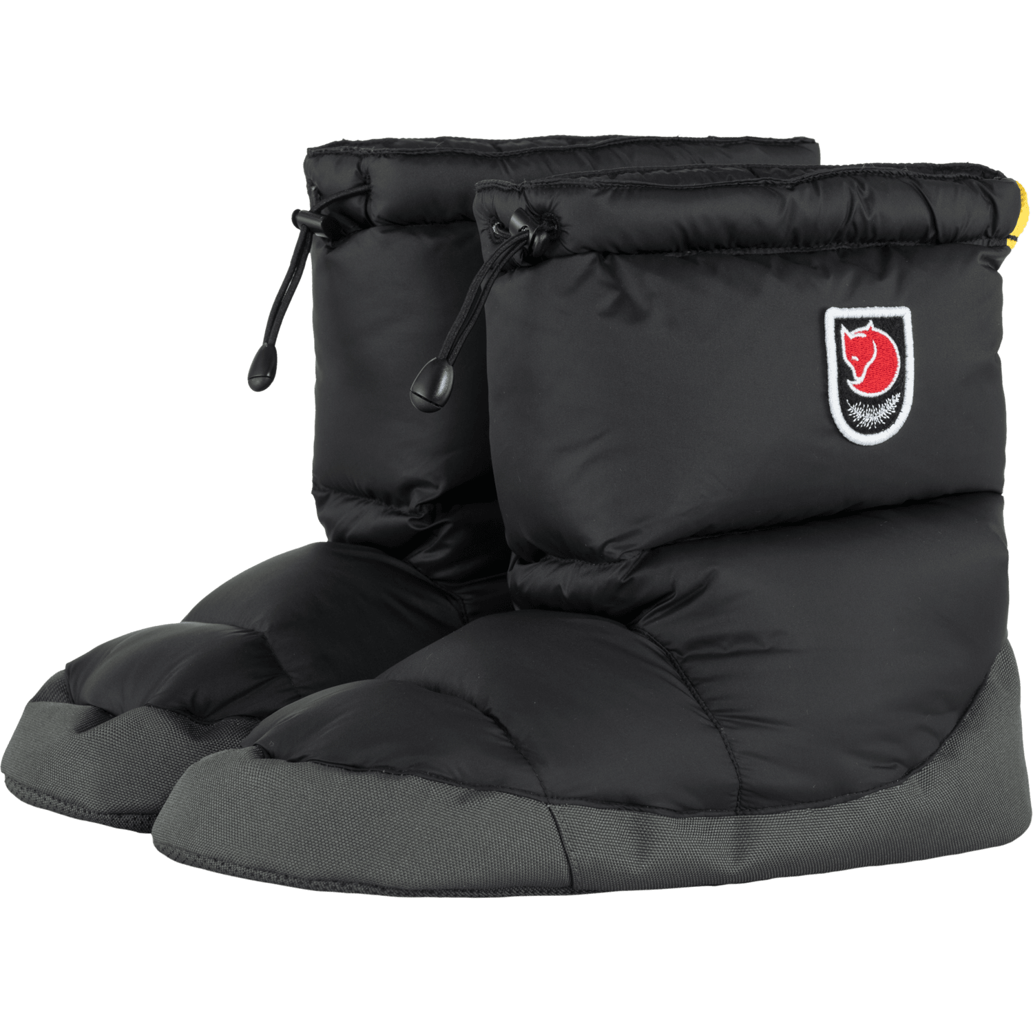 Fjällräven Expedition Down Booties - Recycled PET & PA, Traceable down Black