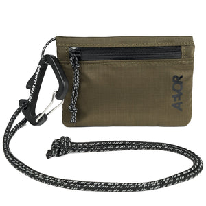 Aevor Explore Wallet - Recycled PET Ripstop Olive Gold